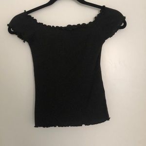 off the shoulder shirt